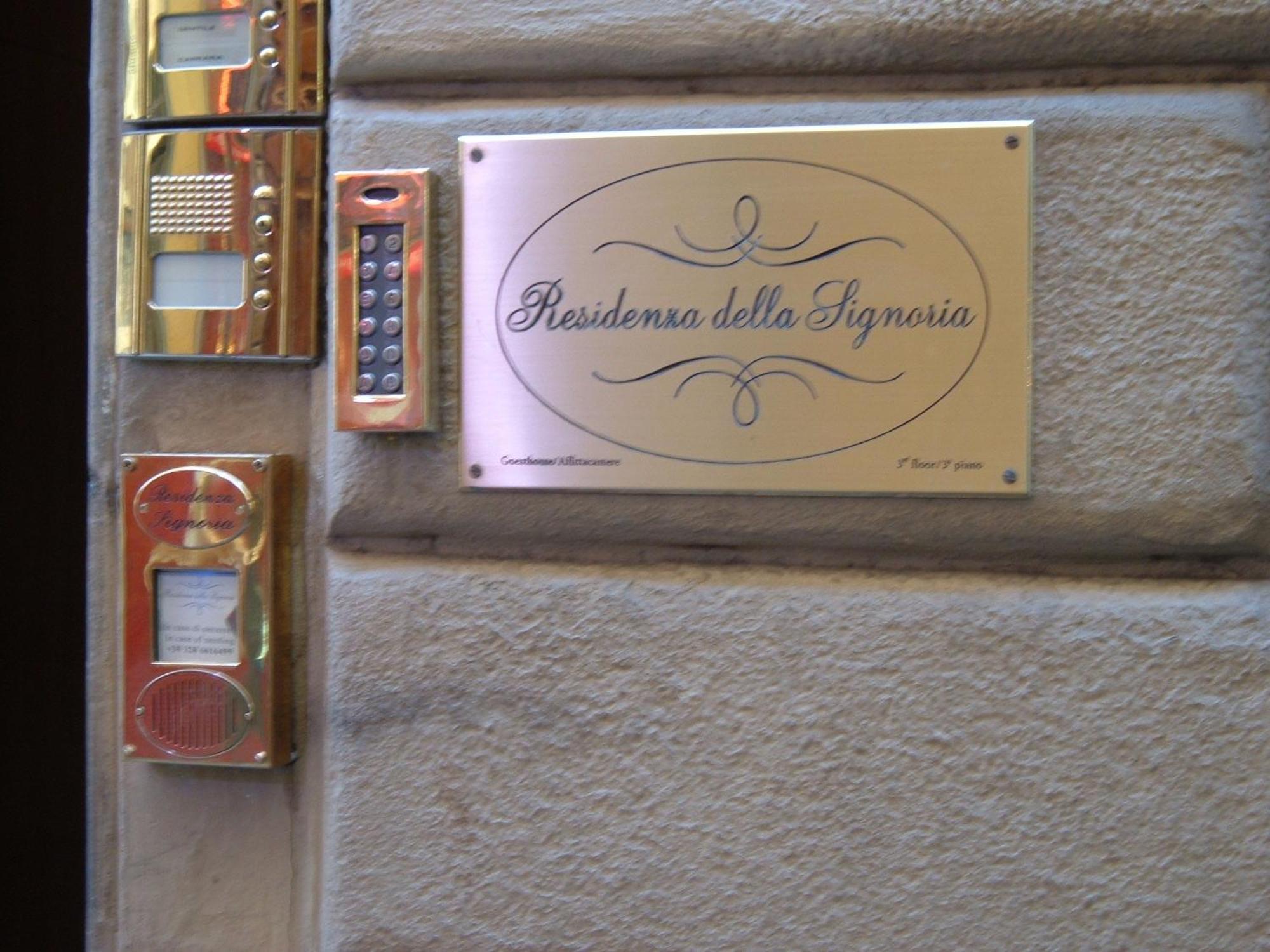 Residenza Della Signoria Hotell Florens Exteriör bild
